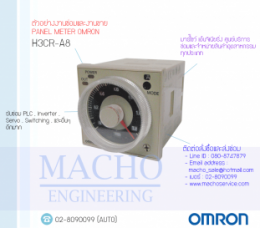 PANEL TIMER,OMRON,H3CR-A8,PANEL TIMER OMRON H3CR-A8