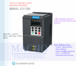 ขายINVERTER INOVANCE,ขายINVERTER,ซ่อมINVERTER,INOVANCE,MD500-2T0.7GB,INVERTER INOVANCE MD500-2T0.7GB